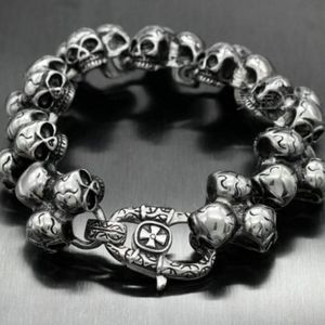 Stainless Steel skull bracelet
